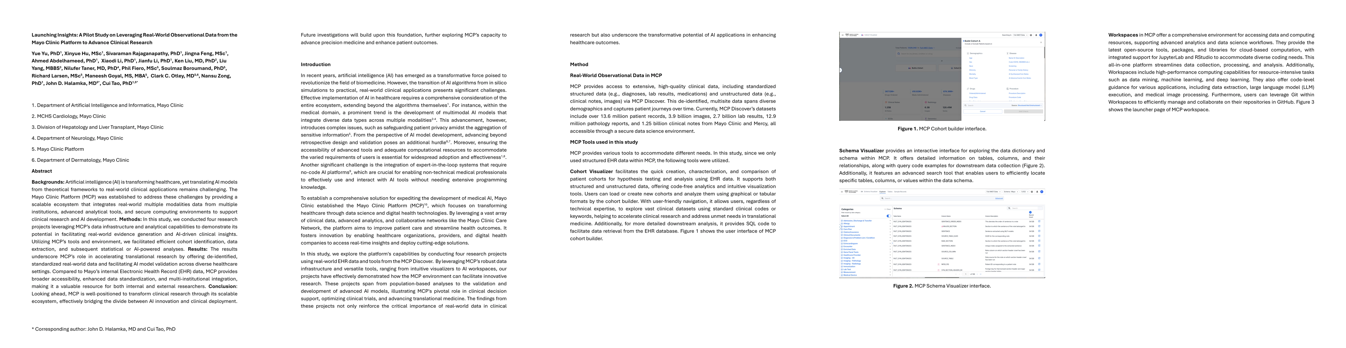 Thumbnail for Launching Insights: A Pilot Study on Leveraging Real-World Observational
  Data from the Mayo Clinic Platform to Advance Clinical Research