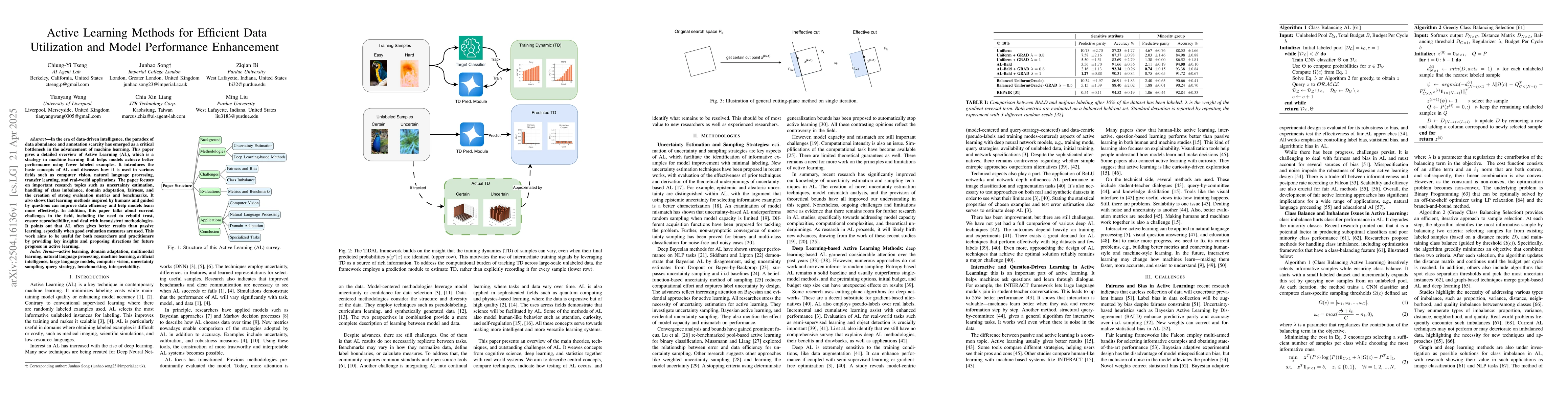 Thumbnail for Active Learning Methods for Efficient Data Utilization and Model
  Performance Enhancement