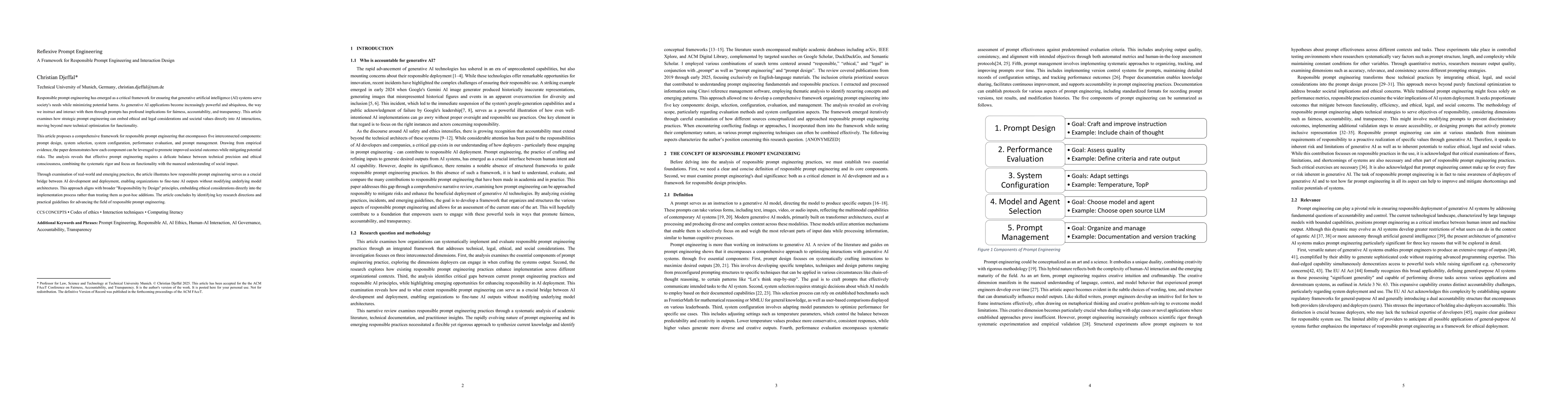 Thumbnail for Reflexive Prompt Engineering: A Framework for Responsible Prompt
  Engineering and Interaction Design