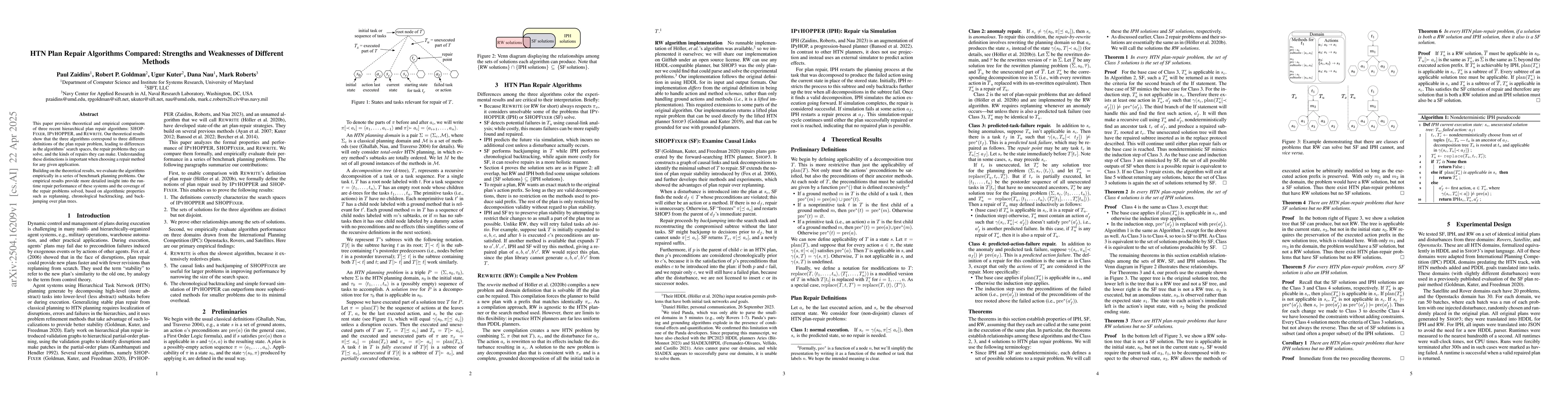 Thumbnail for HTN Plan Repair Algorithms Compared: Strengths and Weaknesses of
  Different Methods