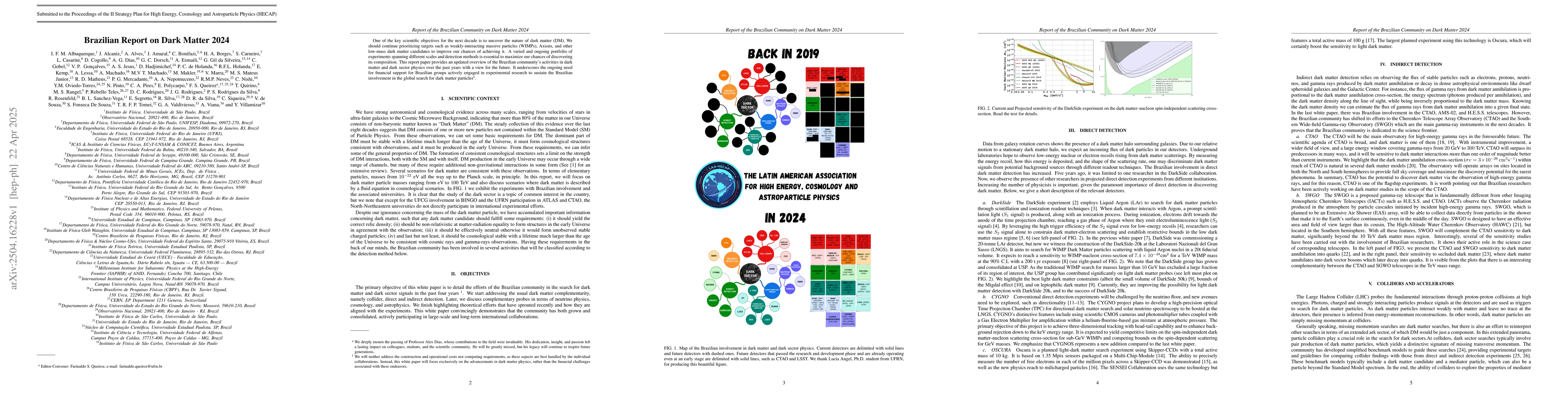 Thumbnail for Brazilian Report on Dark Matter 2024