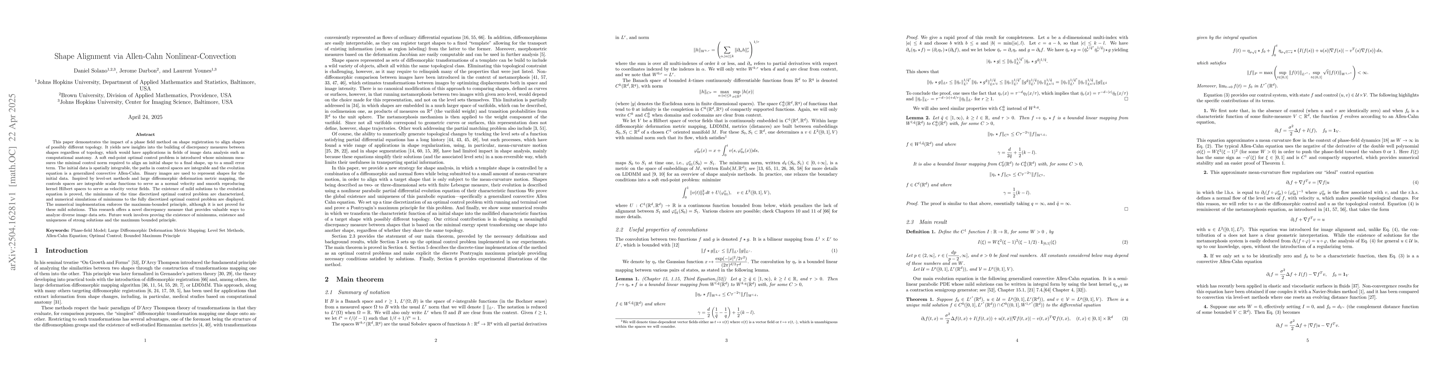 Thumbnail for Shape Alignment via Allen-Cahn Nonlinear-Convection