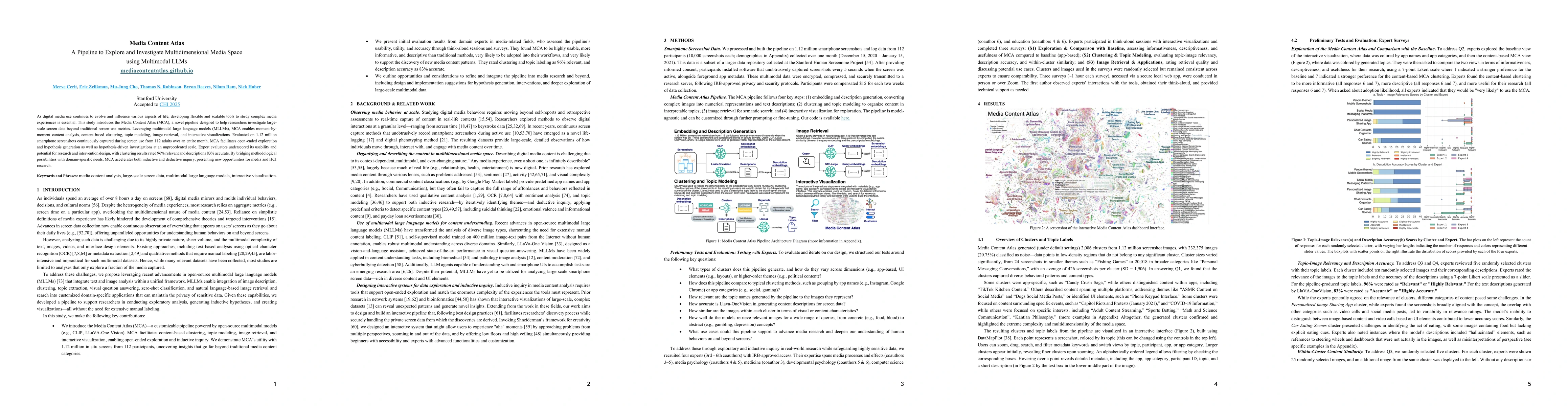 Thumbnail for Media Content Atlas: A Pipeline to Explore and Investigate
  Multidimensional Media Space using Multimodal LLMs