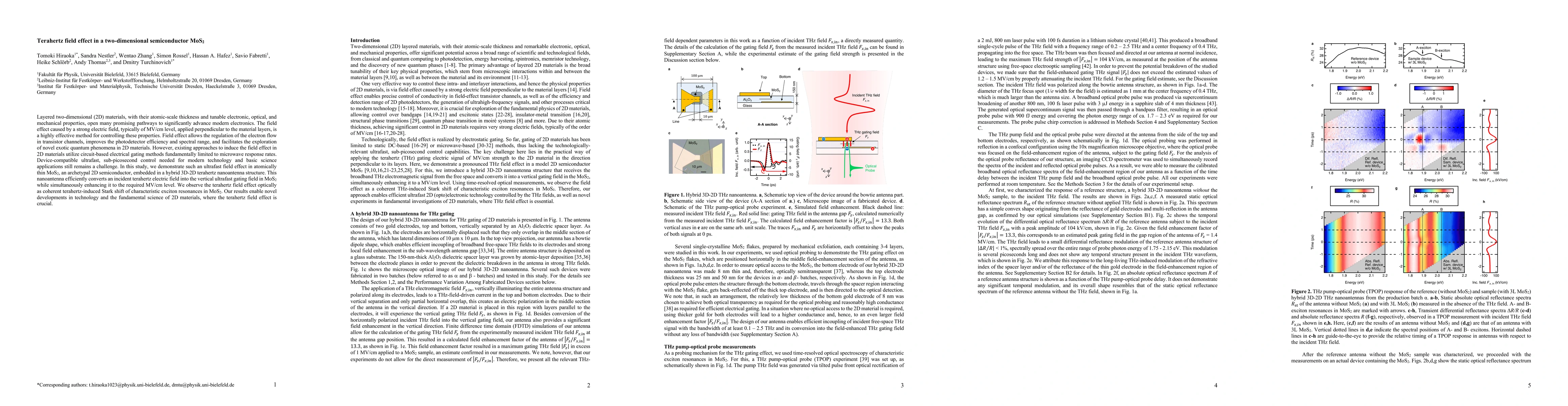 Thumbnail for Terahertz field effect in a two-dimensional semiconductor MoS2