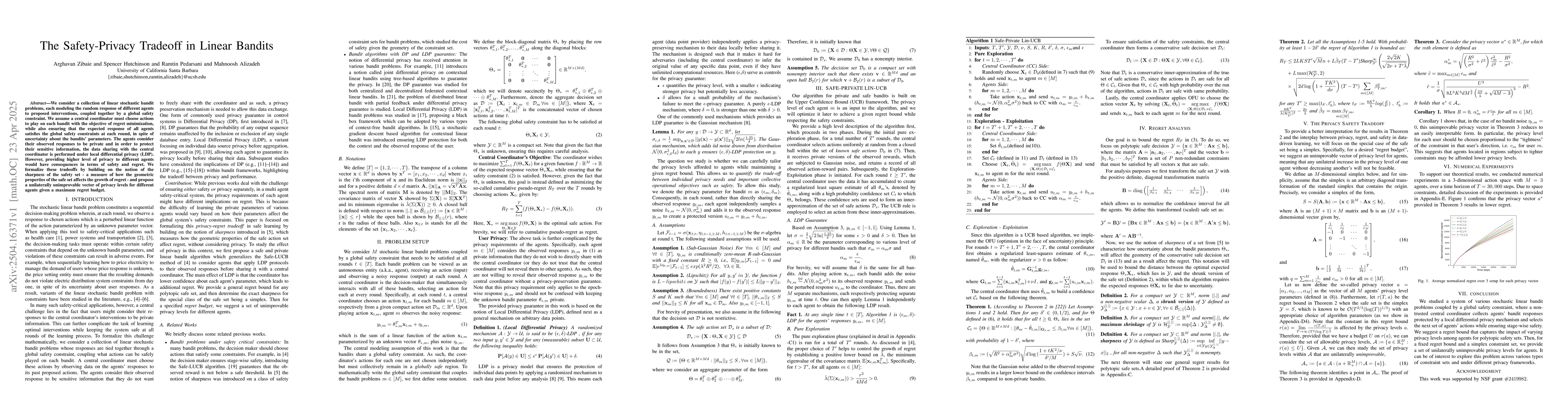 Thumbnail for The Safety-Privacy Tradeoff in Linear Bandits
