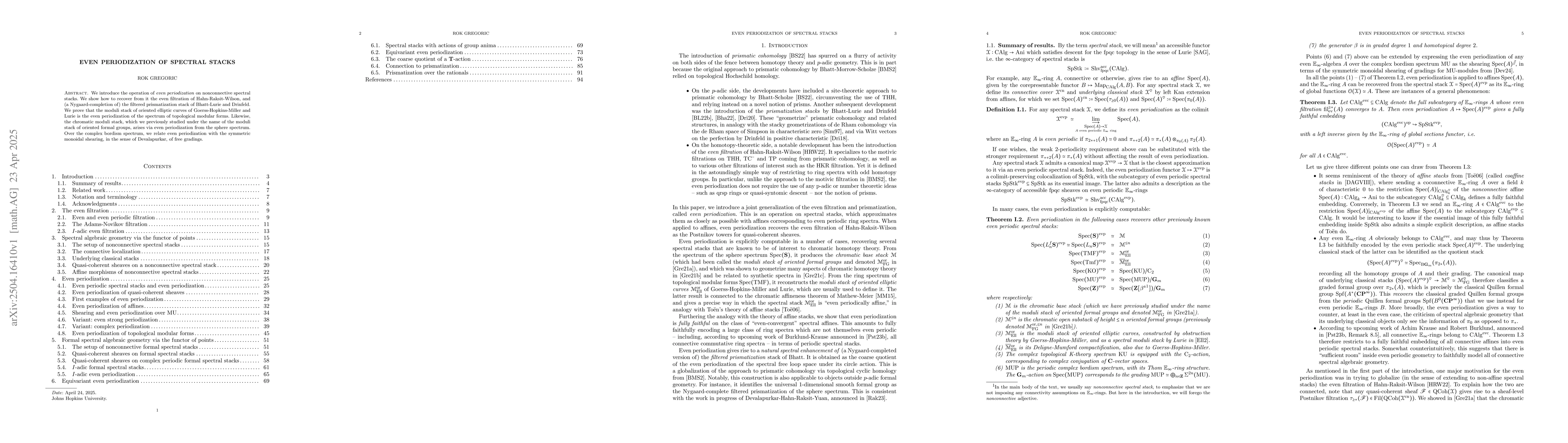 Thumbnail for Even periodization of spectral stacks