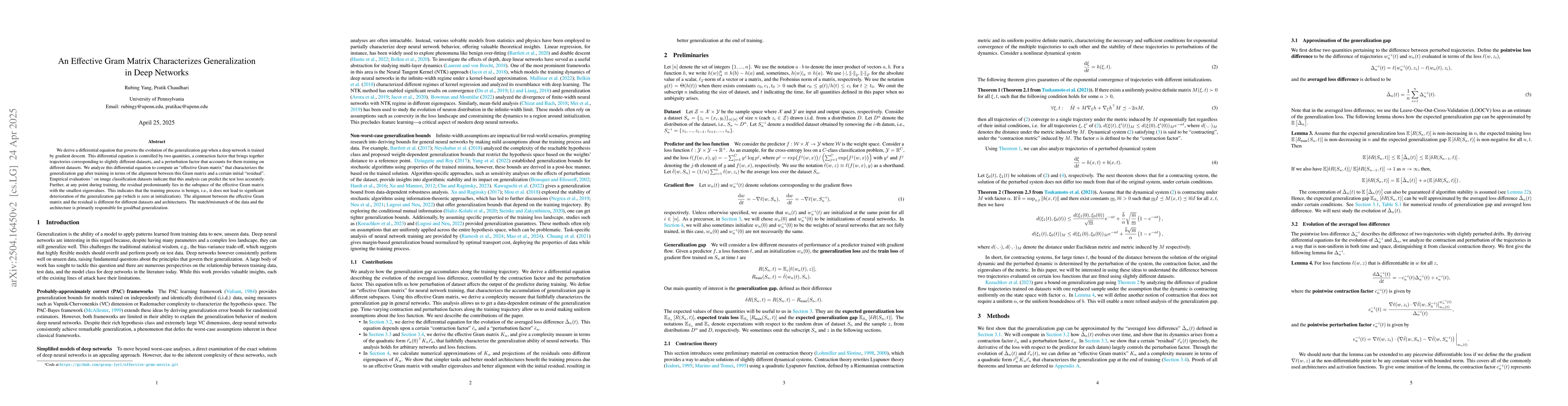 Thumbnail for An Effective Gram Matrix Characterizes Generalization in Deep Networks
