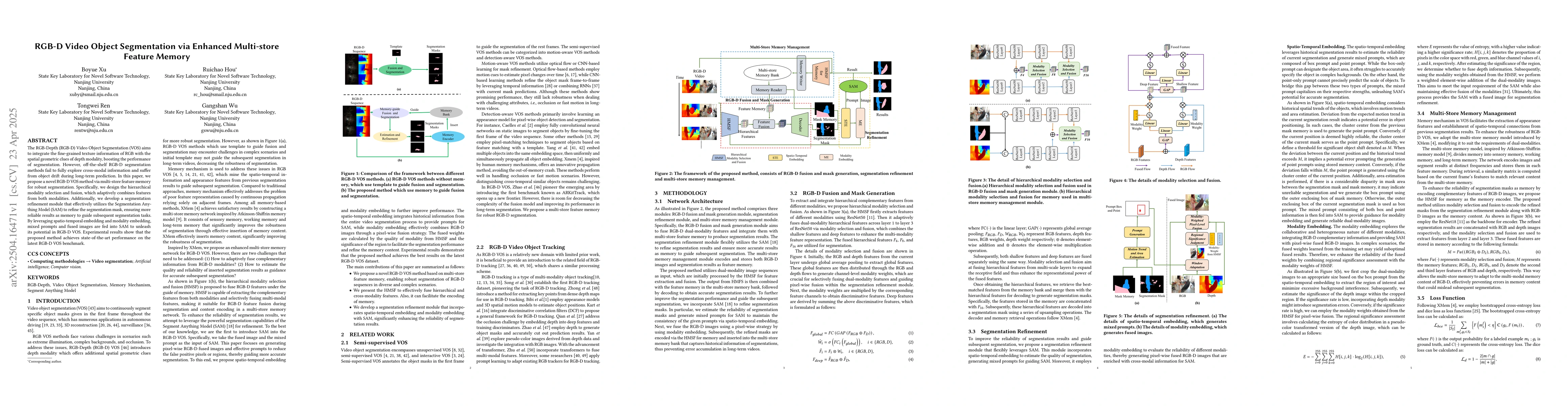 Thumbnail for RGB-D Video Object Segmentation via Enhanced Multi-store Feature Memory