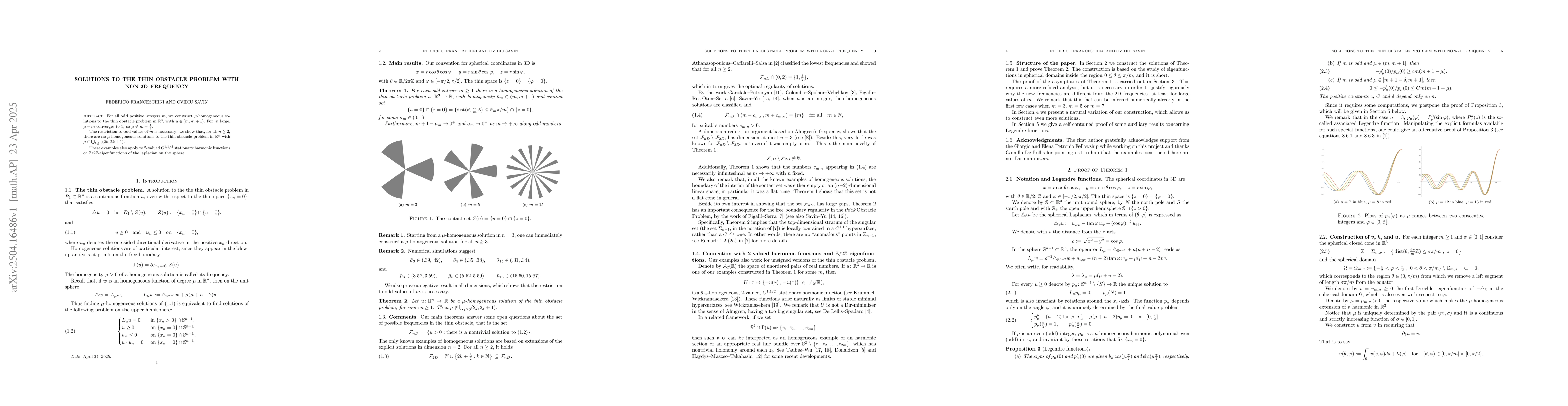 Thumbnail for Solutions to the Thin Obstacle Problem with non-2D frequency