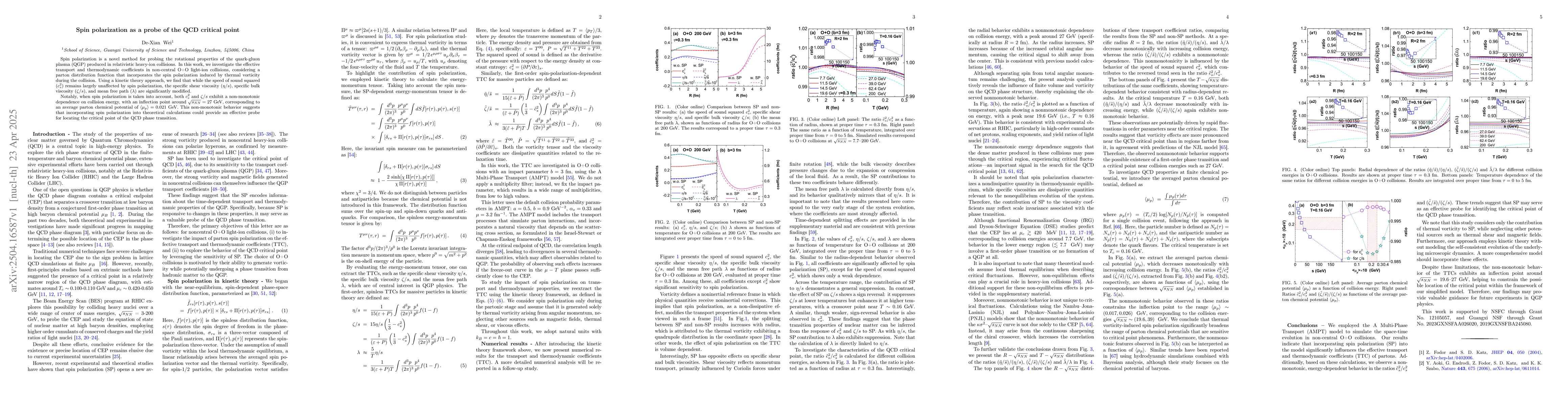 Thumbnail for Spin polarization as a probe of the QCD critical point