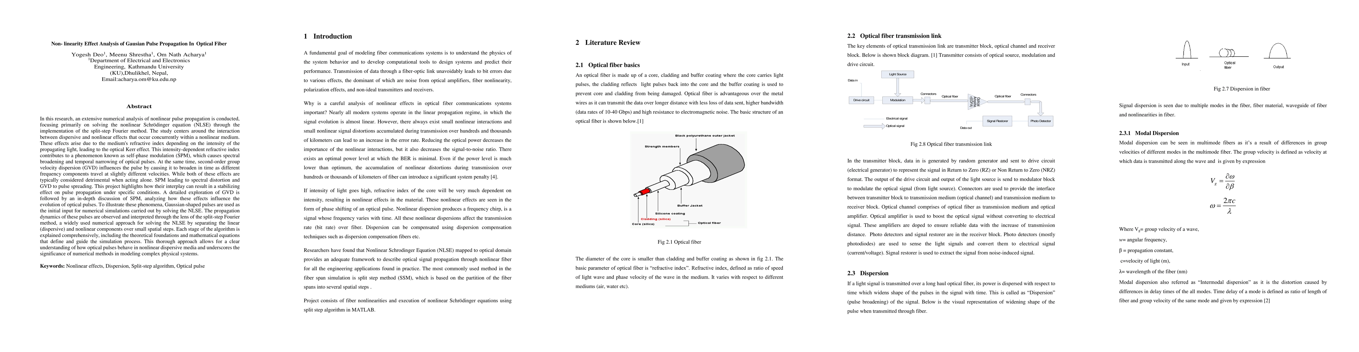 Thumbnail for Non-linearity Effect Analysis of Gaussian Pulse Propagation In Optical
  Fiber