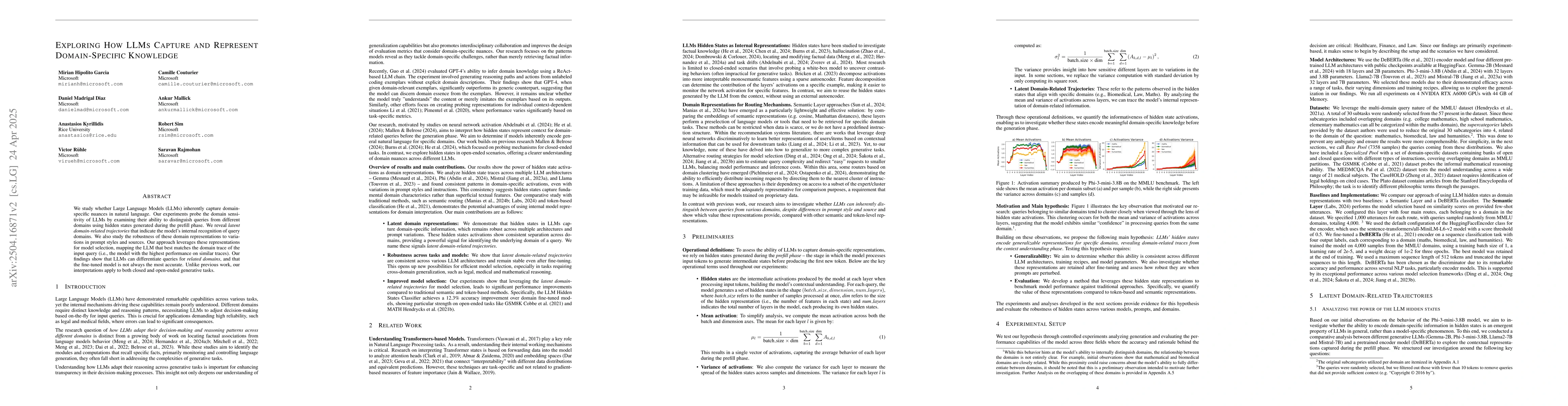Thumbnail for Exploring How LLMs Capture and Represent Domain-Specific Knowledge
