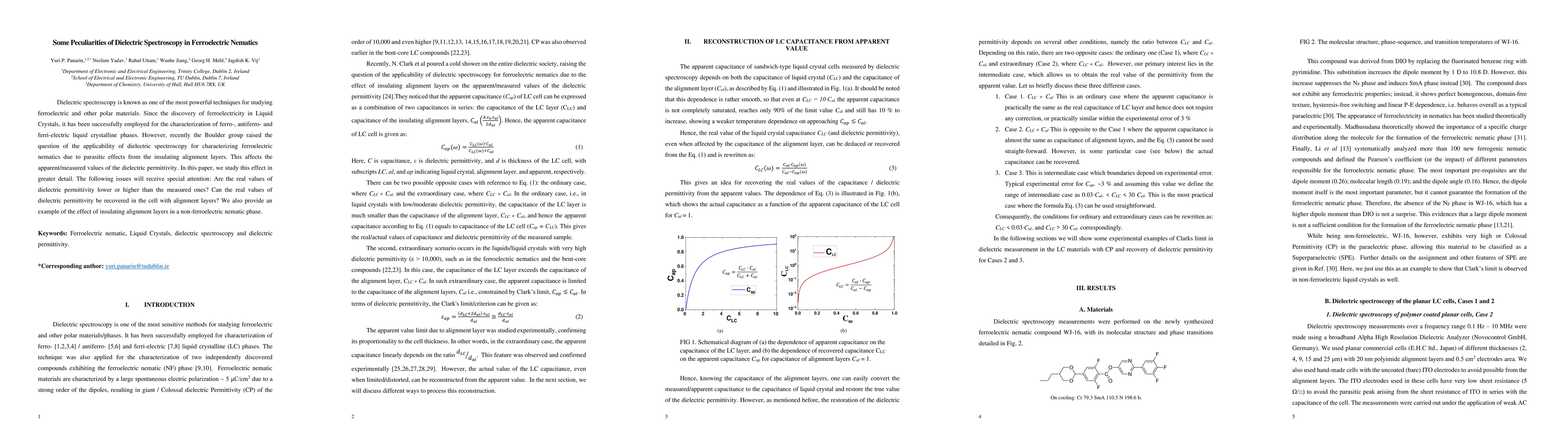 Thumbnail for Some Peculiarities of Dielectric Spectroscopy in Ferroelectric Nematics