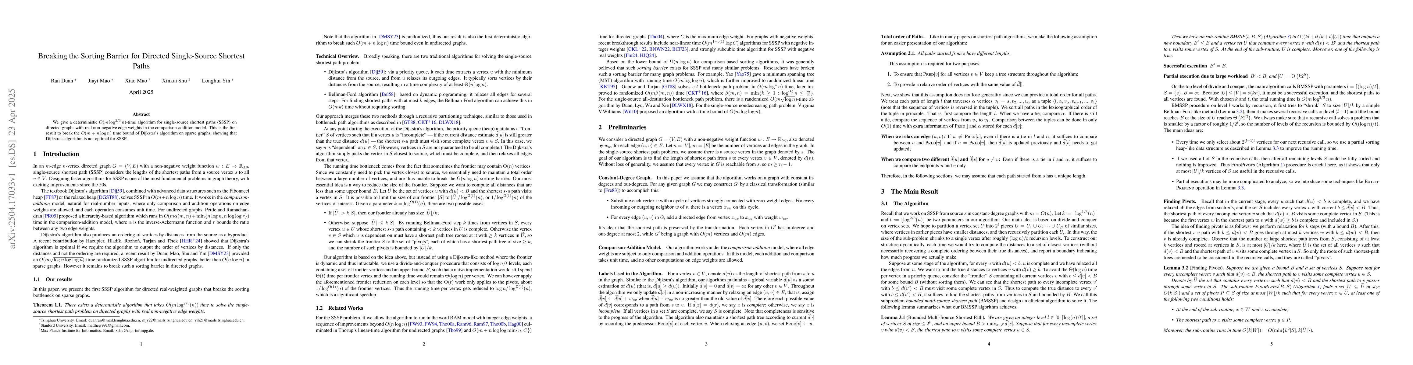 Thumbnail for Breaking the Sorting Barrier for Directed Single-Source Shortest Paths