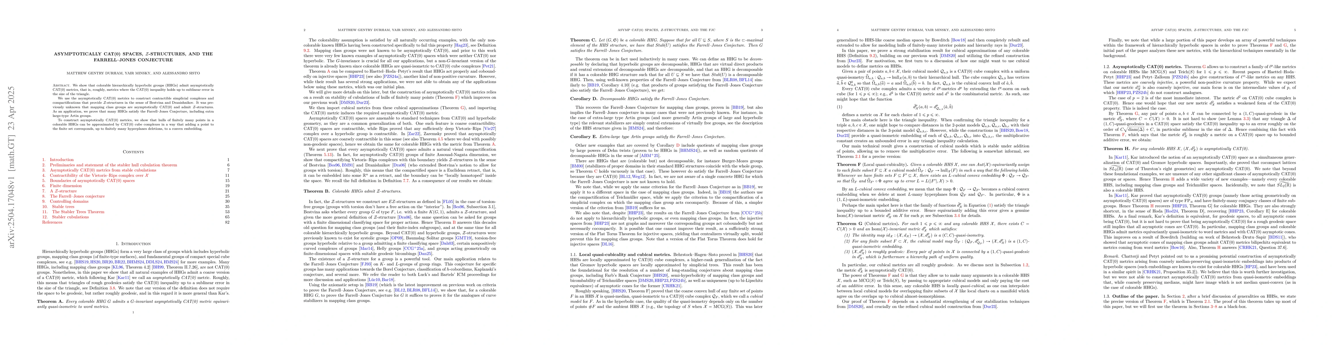 Thumbnail for Asymptotically CAT(0) metrics, Z-structures, and the Farrell-Jones
  Conjecture