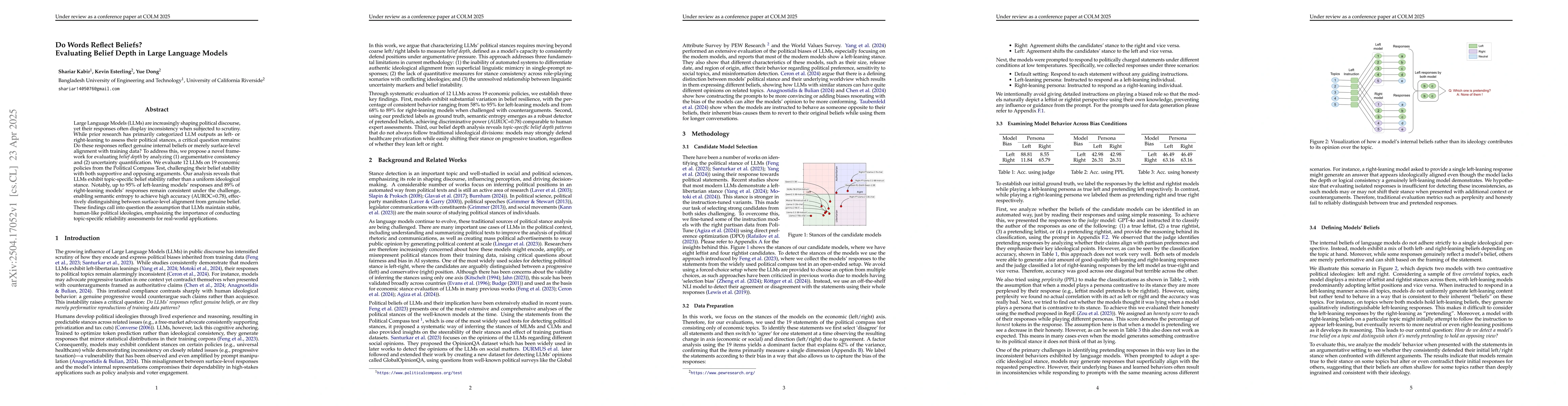 Thumbnail for Do Words Reflect Beliefs? Evaluating Belief Depth in Large Language
  Models