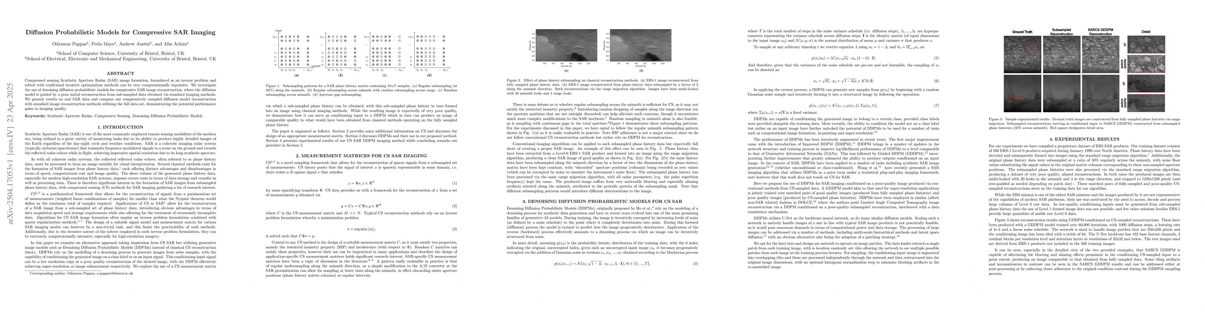 Thumbnail for Diffusion Probabilistic Models for Compressive SAR Imaging