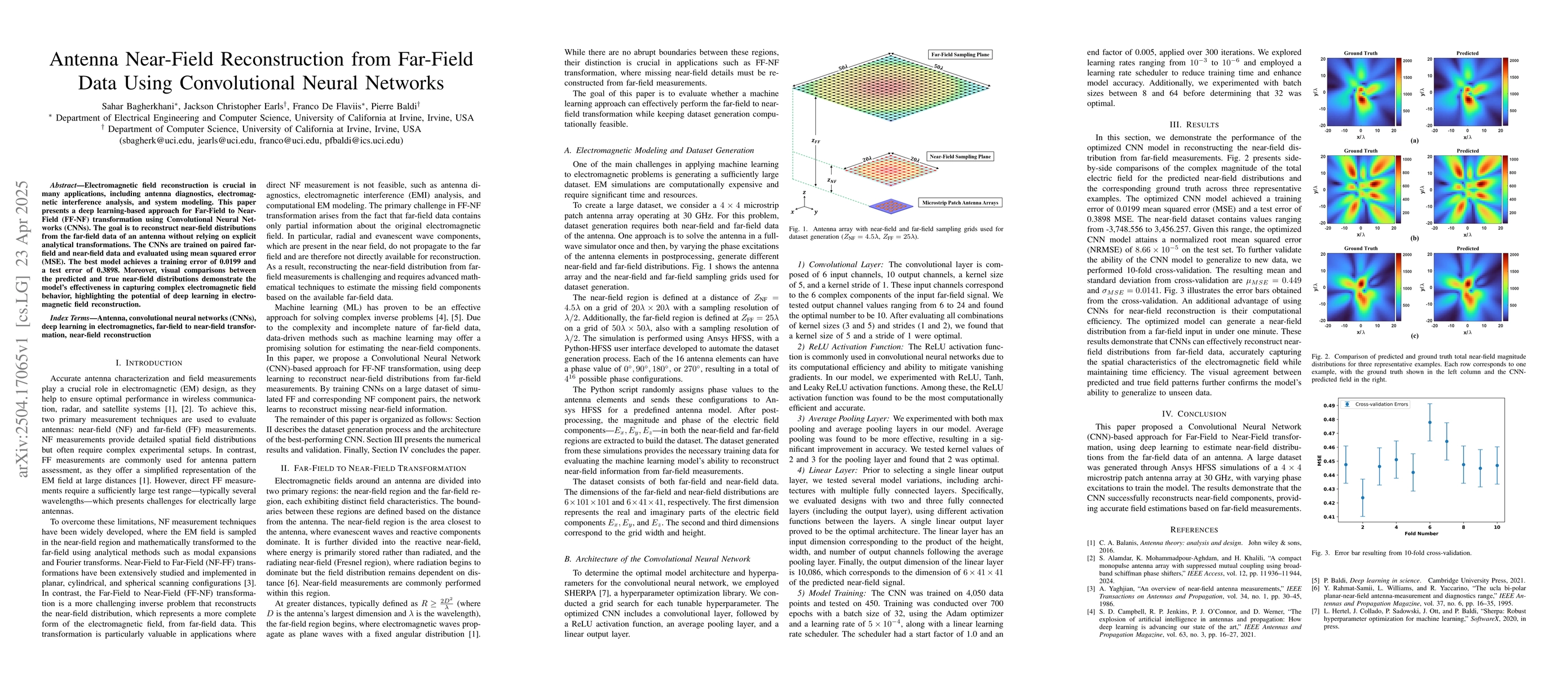 Thumbnail for Antenna Near-Field Reconstruction from Far-Field Data Using
  Convolutional Neural Networks