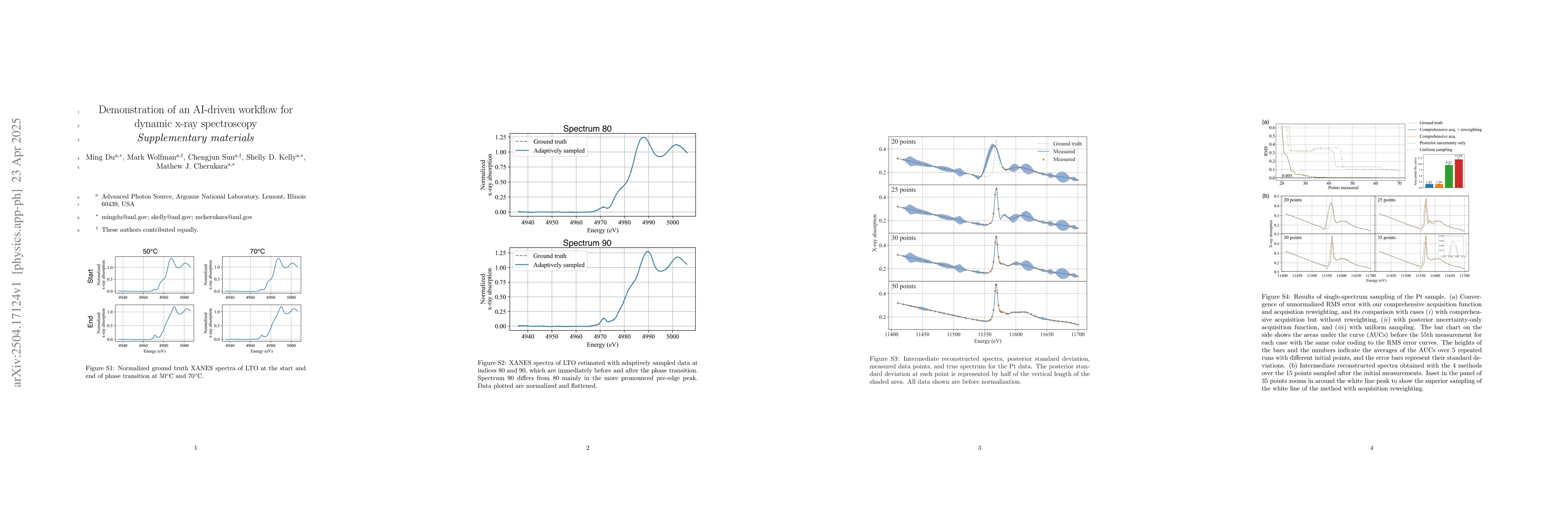 Thumbnail for Demonstration of an AI-driven workflow for dynamic x-ray spectroscopy