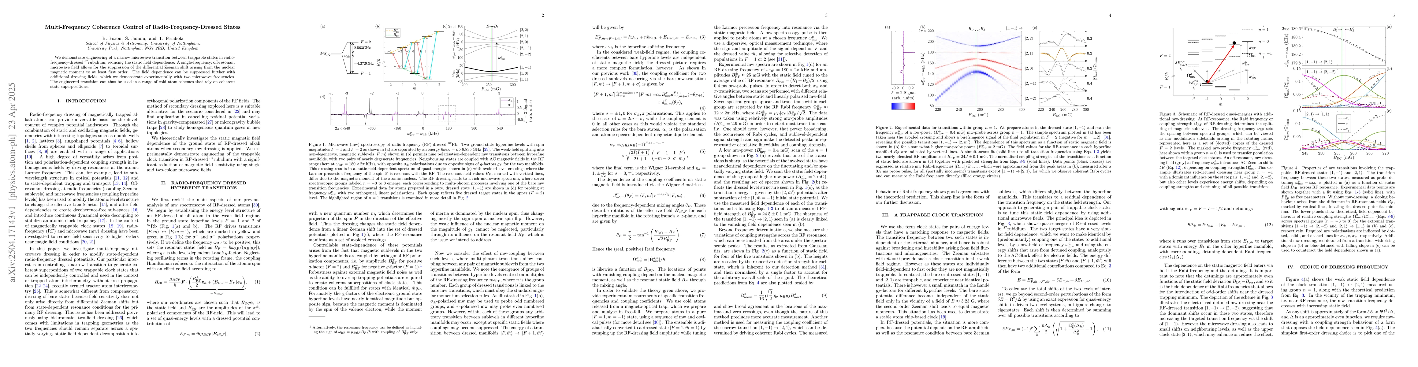 Thumbnail for Multi-Frequency Coherence Control of Radio-Frequency-Dressed States
