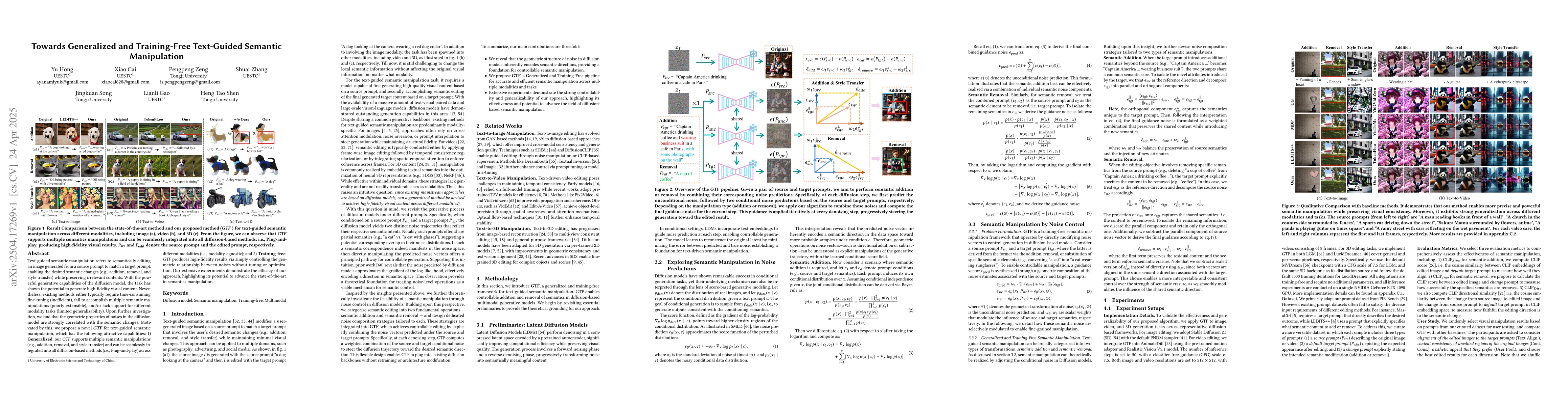 Thumbnail for Towards Generalized and Training-Free Text-Guided Semantic Manipulation