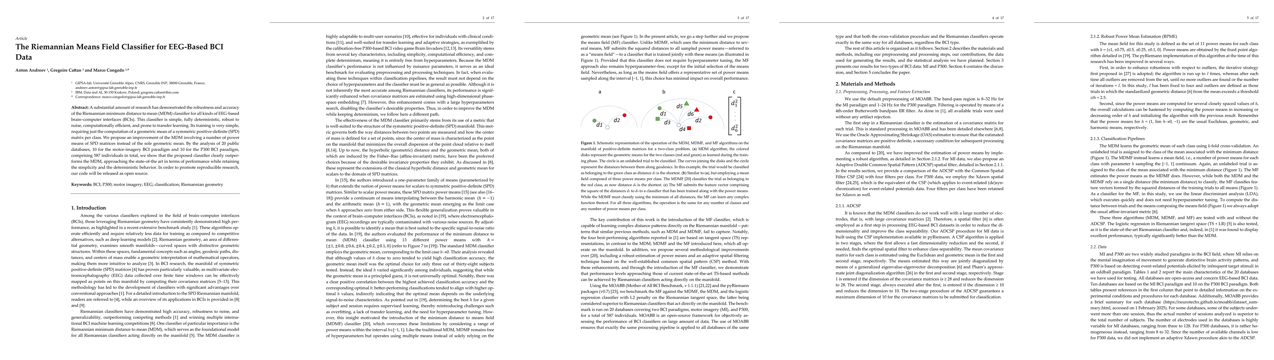 Thumbnail for The Riemannian Means Field Classifier for EEG-Based BCI Data
