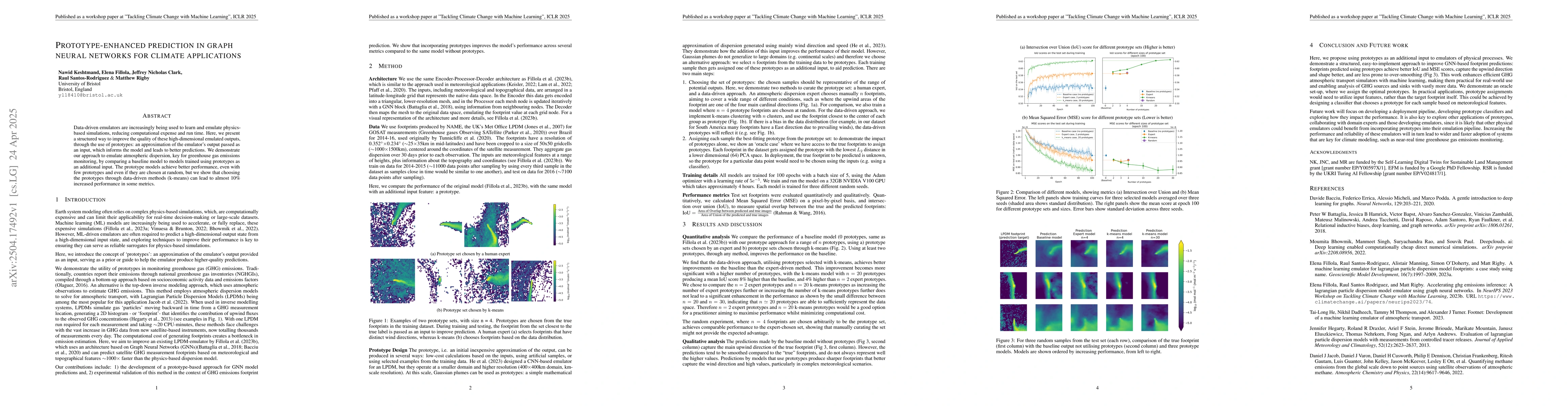 Thumbnail for Prototype-enhanced prediction in graph neural networks for climate
  applications