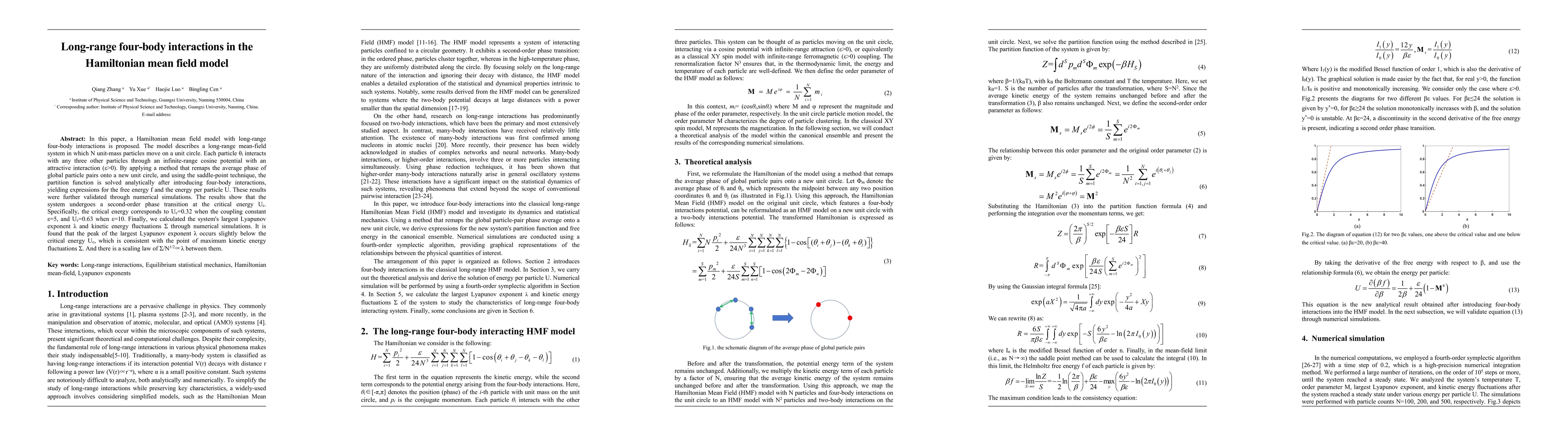 Thumbnail for Long-range four-body interactions in the Hamiltonian mean field model