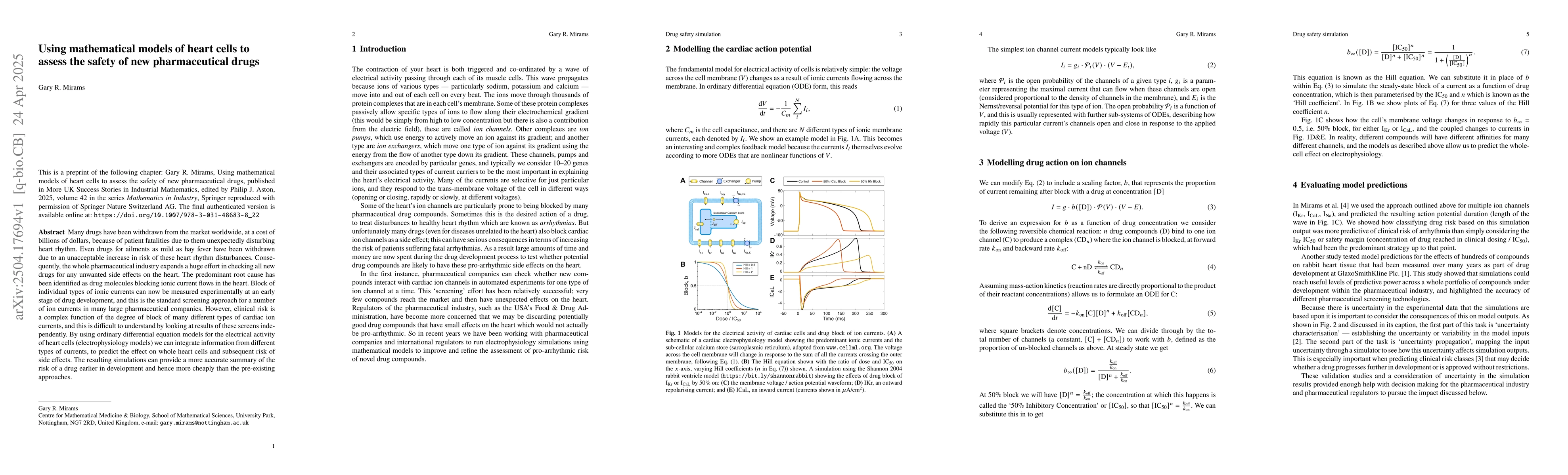 Thumbnail for Using mathematical models of heart cells to assess the safety of new
  pharmaceutical drugs