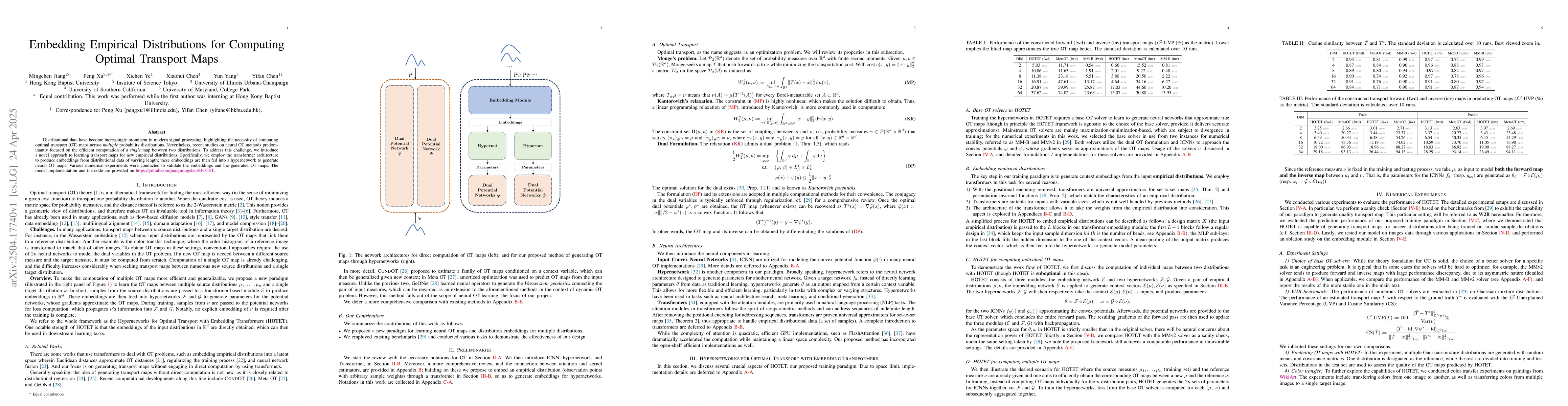 Thumbnail for Embedding Empirical Distributions for Computing Optimal Transport Maps