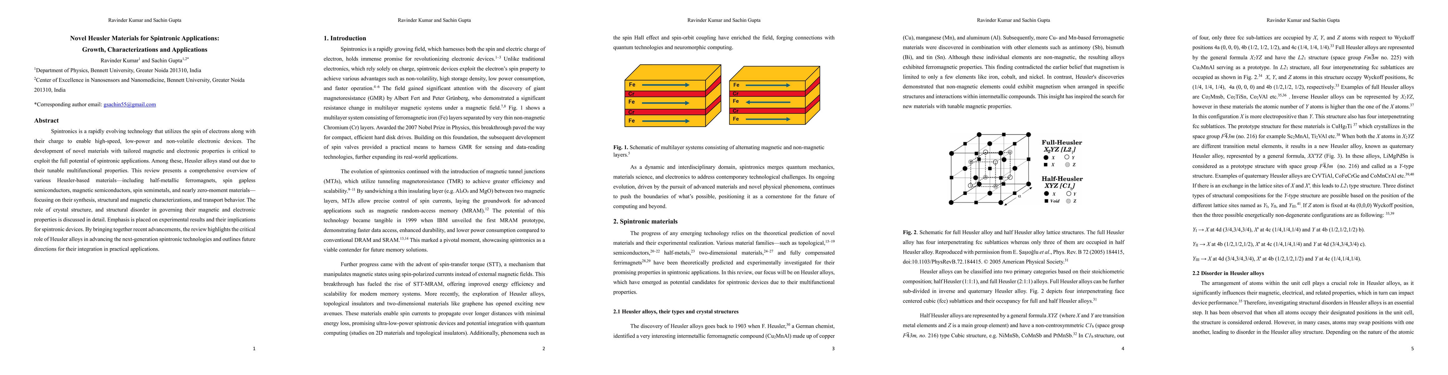 Thumbnail for Novel Heusler Materials for Spintronic Applications: Growth,
  Characterizations and Applications