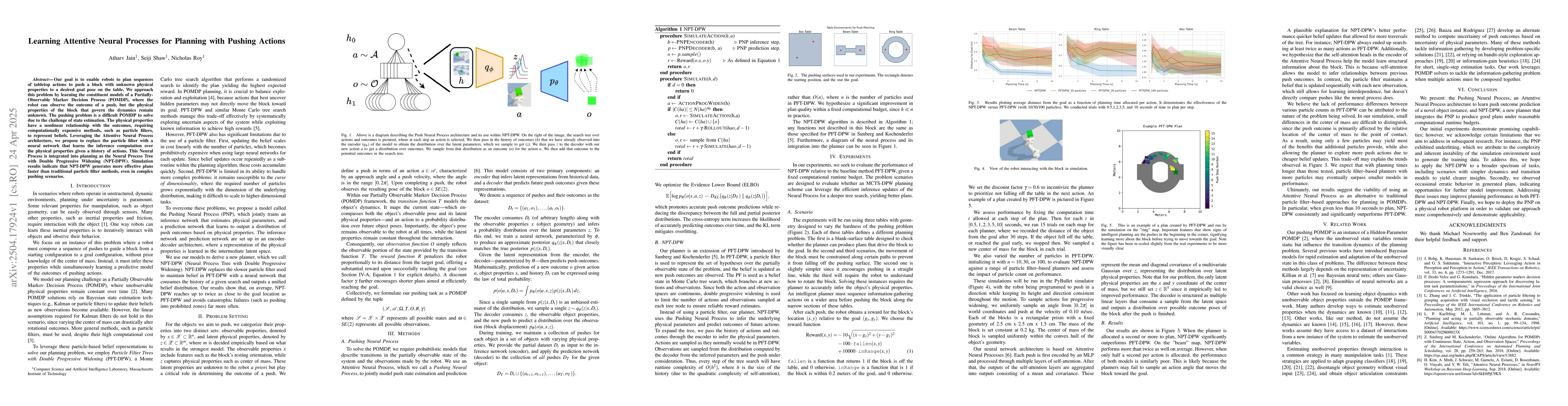 Thumbnail for Learning Attentive Neural Processes for Planning with Pushing Actions