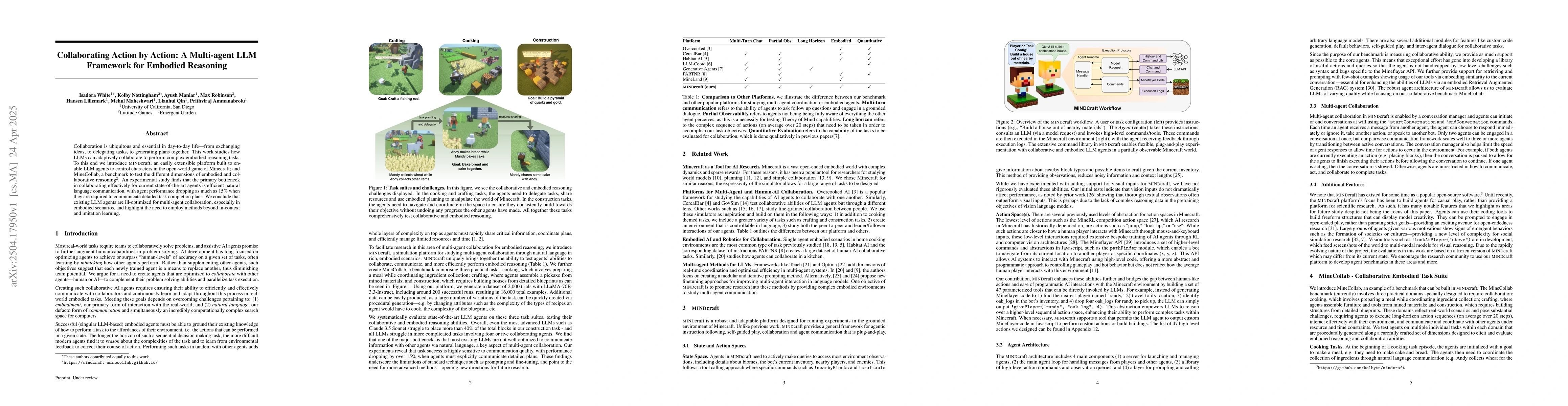 Thumbnail for Collaborating Action by Action: A Multi-agent LLM Framework for Embodied
  Reasoning