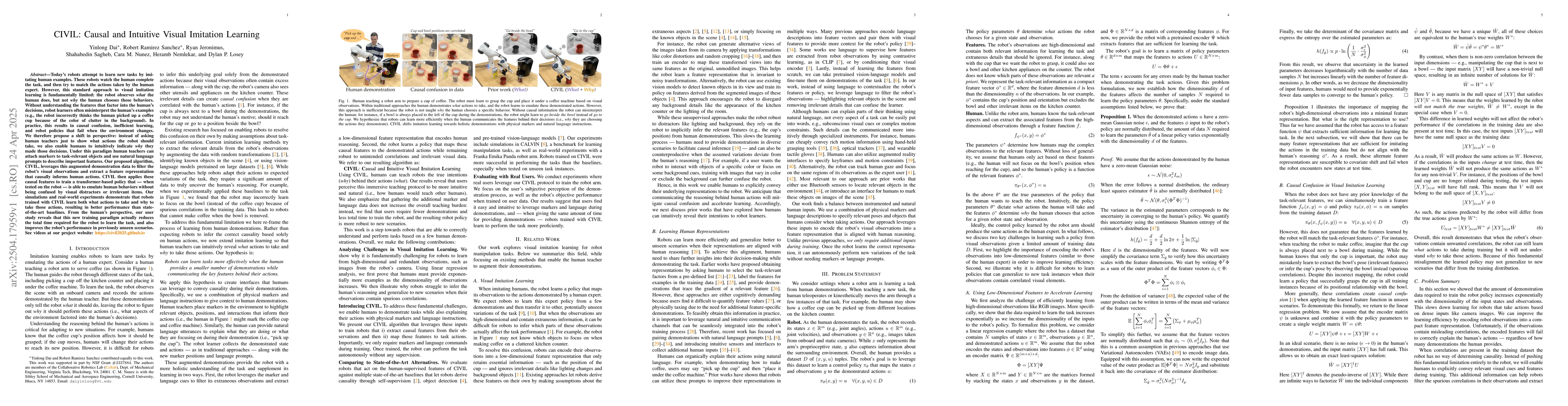 Thumbnail for CIVIL: Causal and Intuitive Visual Imitation Learning