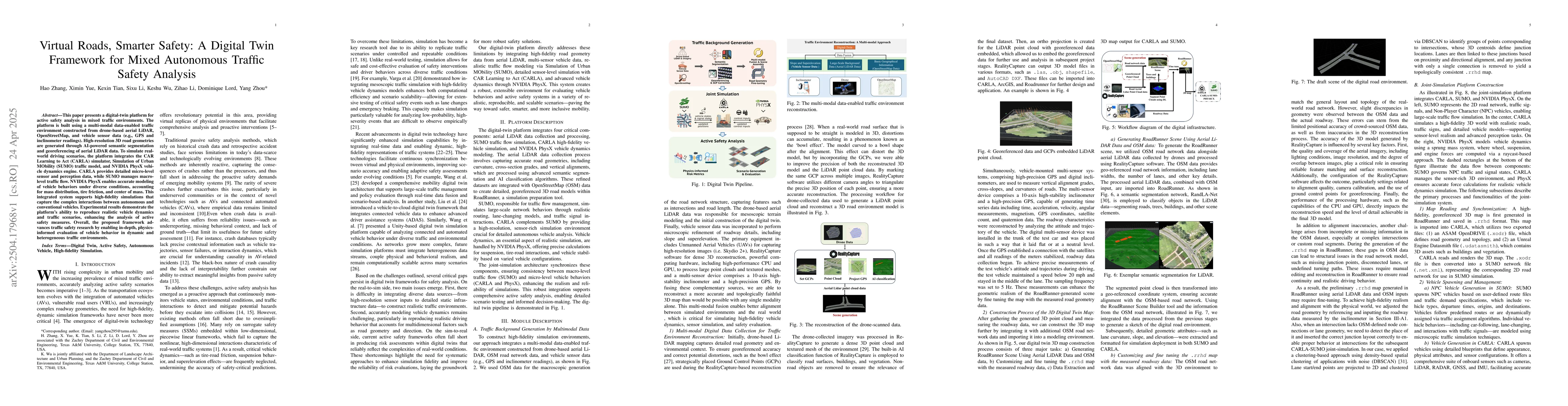 Thumbnail for Virtual Roads, Smarter Safety: A Digital Twin Framework for Mixed
  Autonomous Traffic Safety Analysis