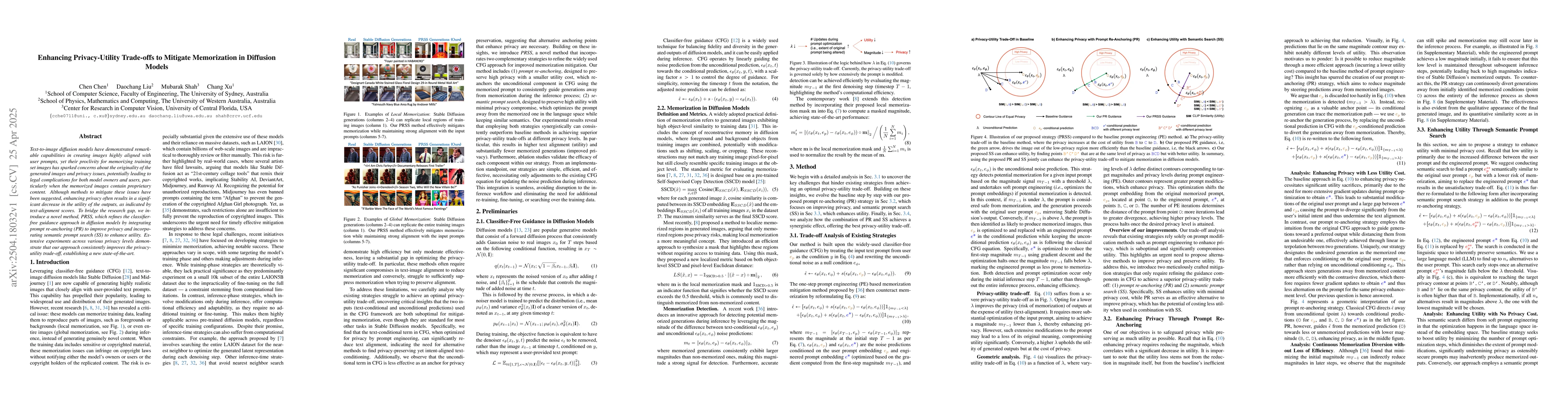 Thumbnail for Enhancing Privacy-Utility Trade-offs to Mitigate Memorization in
  Diffusion Models