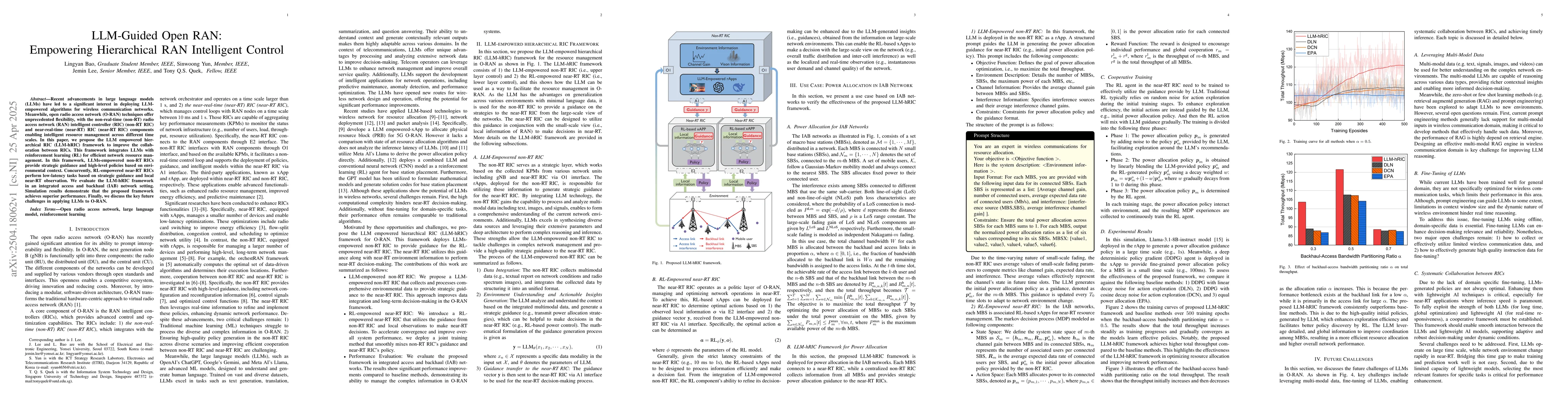 Thumbnail for LLM-Guided Open RAN: Empowering Hierarchical RAN Intelligent Control