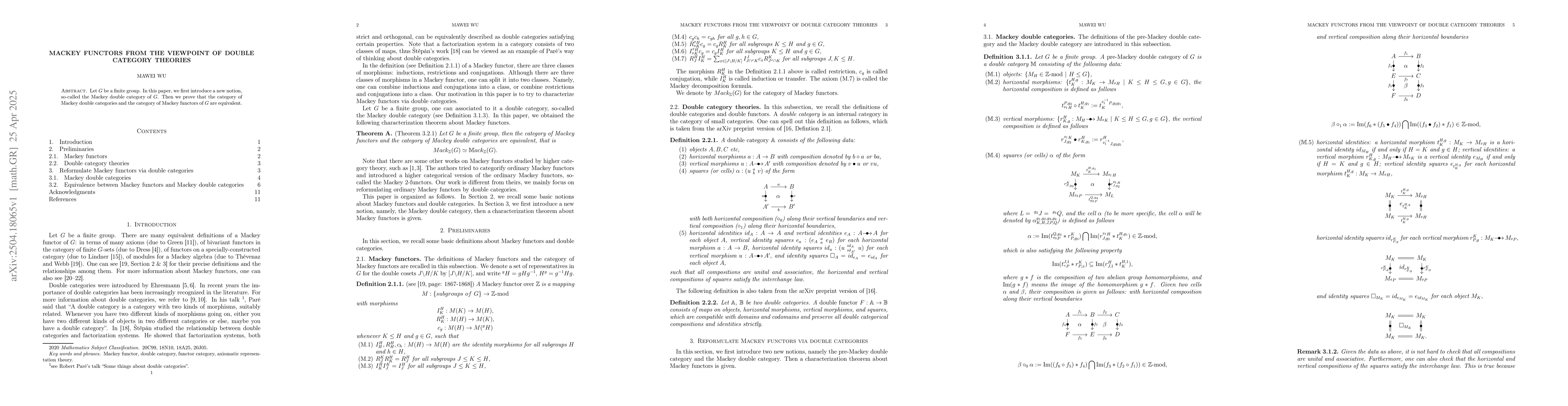 Thumbnail for Mackey functors from the viewpoint of double category theories