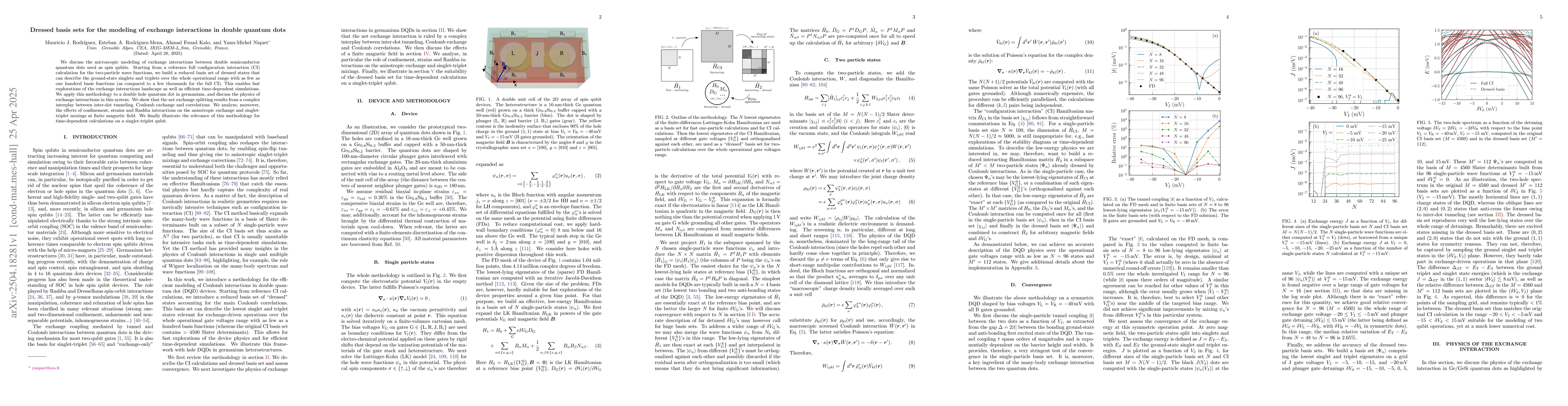 Thumbnail for Dressed basis sets for the modeling of exchange interactions in double
  quantum dots