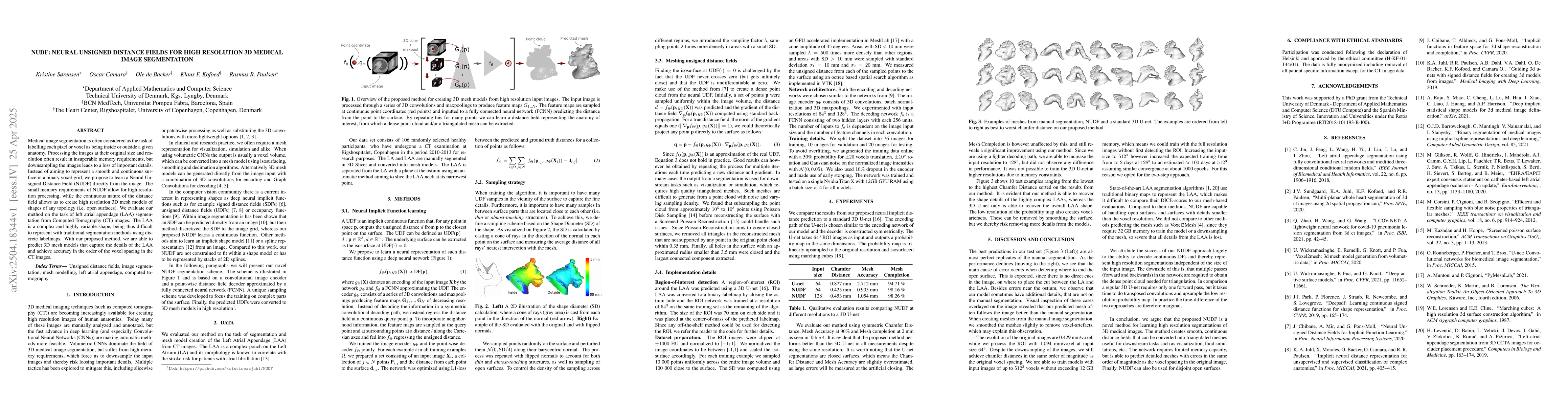 Thumbnail for NUDF: Neural Unsigned Distance Fields for high resolution 3D medical
  image segmentation