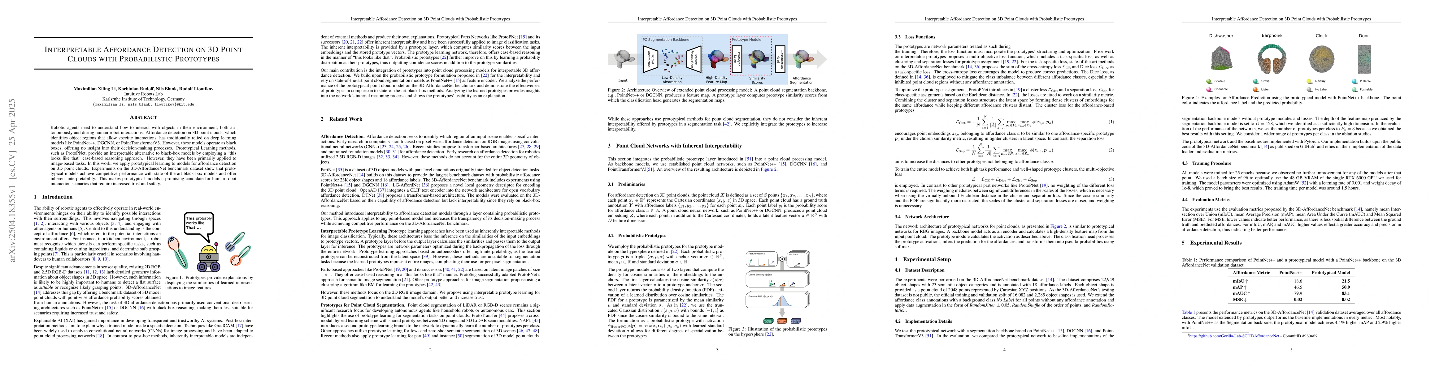 Thumbnail for Interpretable Affordance Detection on 3D Point Clouds with Probabilistic
  Prototypes