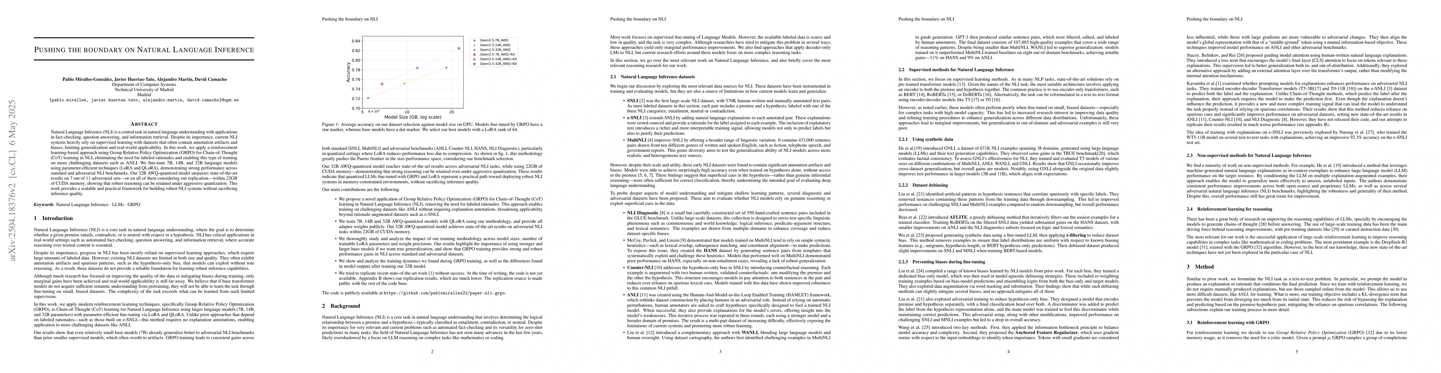 Thumbnail for Pushing the boundary on Natural Language Inference
