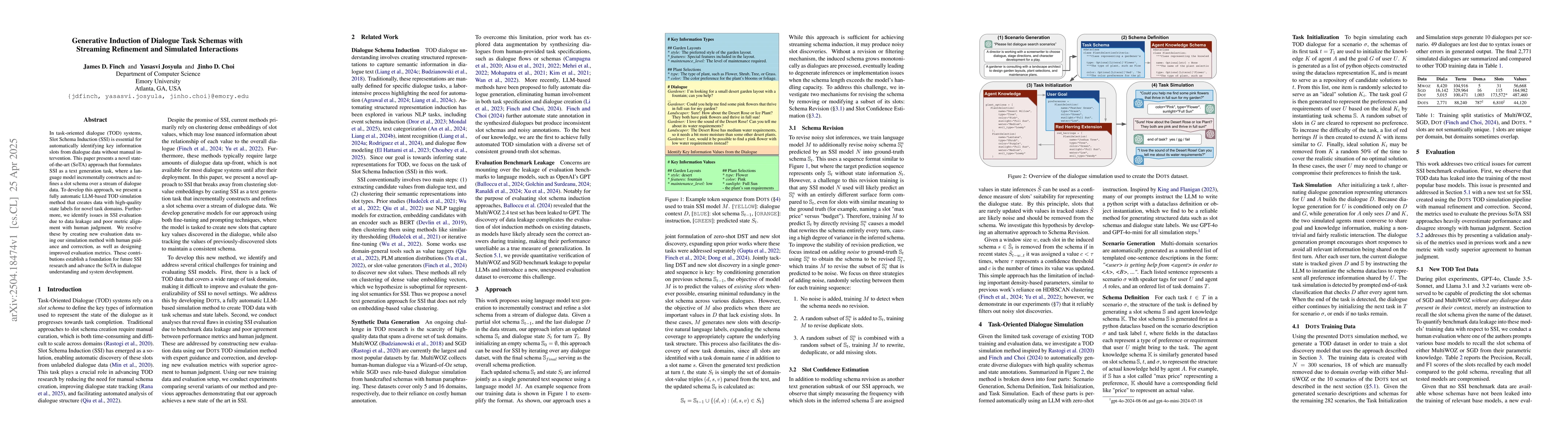 Thumbnail for Generative Induction of Dialogue Task Schemas with Streaming Refinement
  and Simulated Interactions