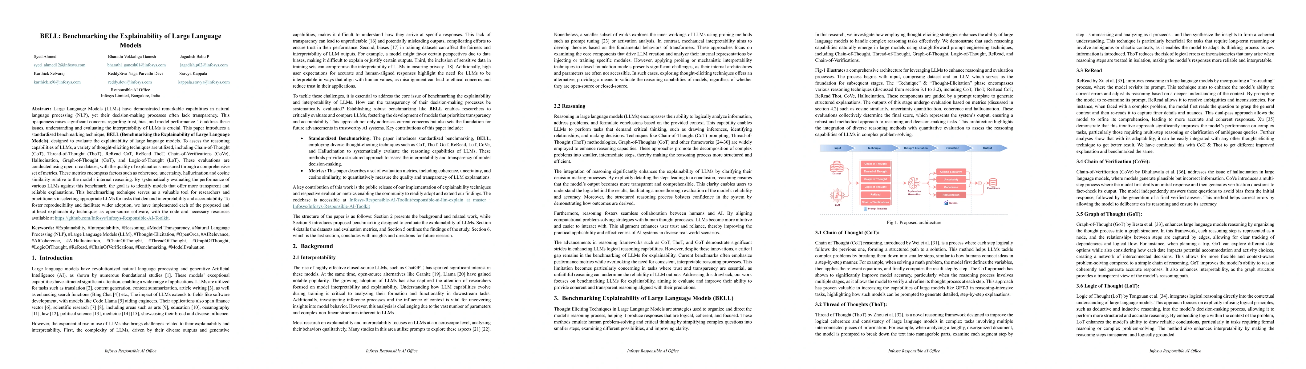Thumbnail for BELL: Benchmarking the Explainability of Large Language Models