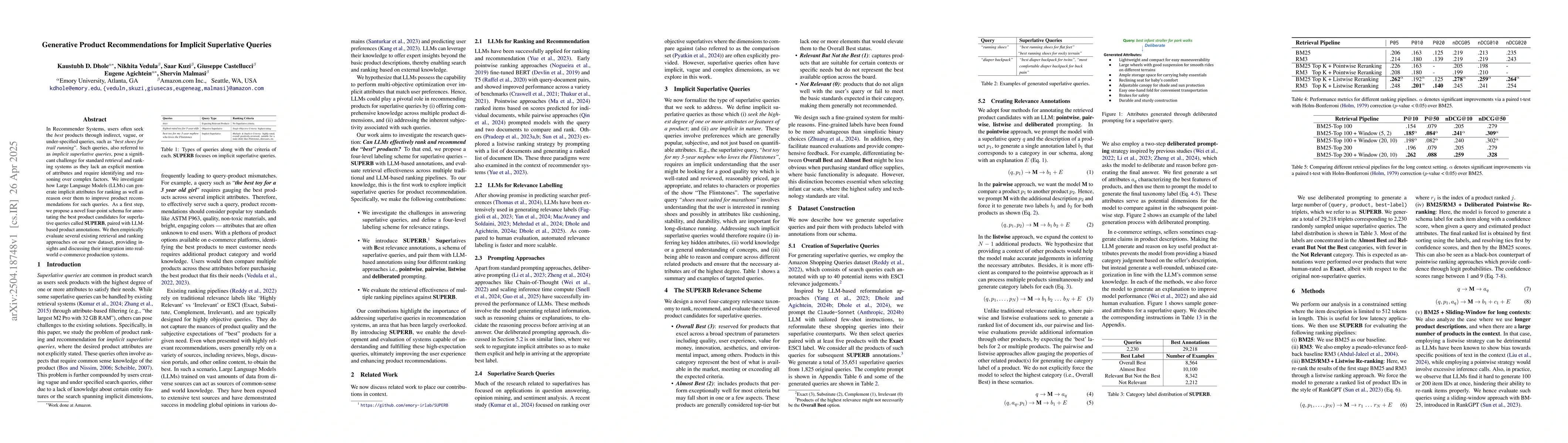 Thumbnail for Generative Product Recommendations for Implicit Superlative Queries
