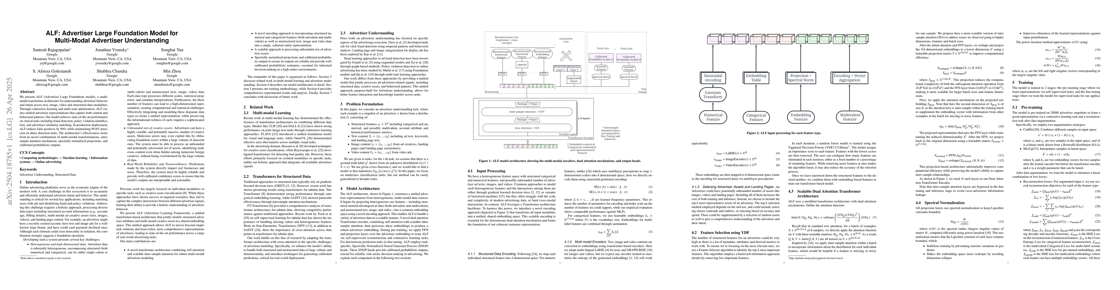 Thumbnail for ALF: Advertiser Large Foundation Model for Multi-Modal Advertiser
  Understanding