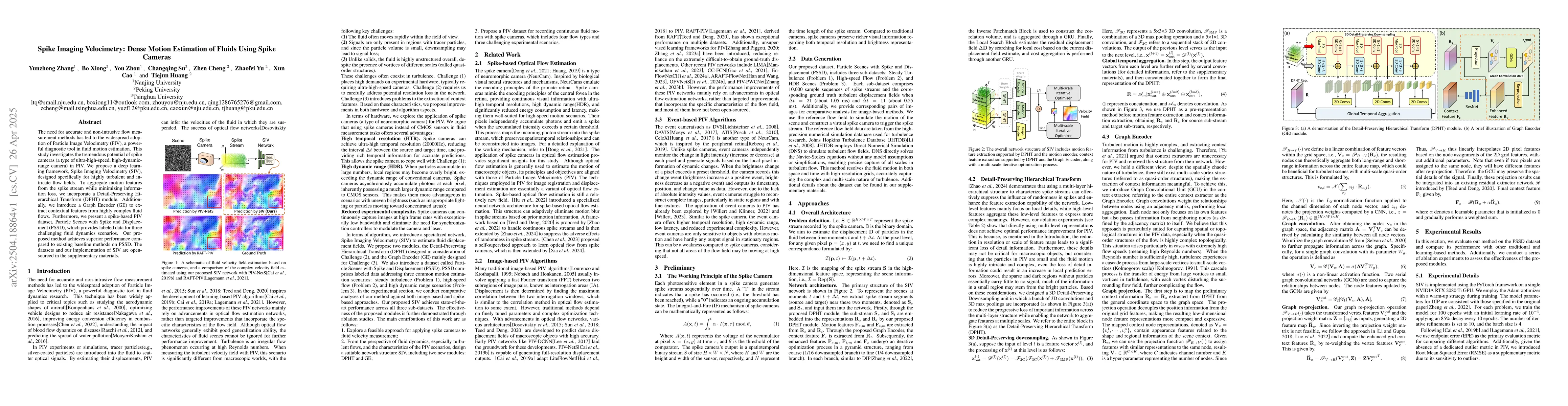 Thumbnail for Spike Imaging Velocimetry: Dense Motion Estimation of Fluids Using Spike
  Cameras