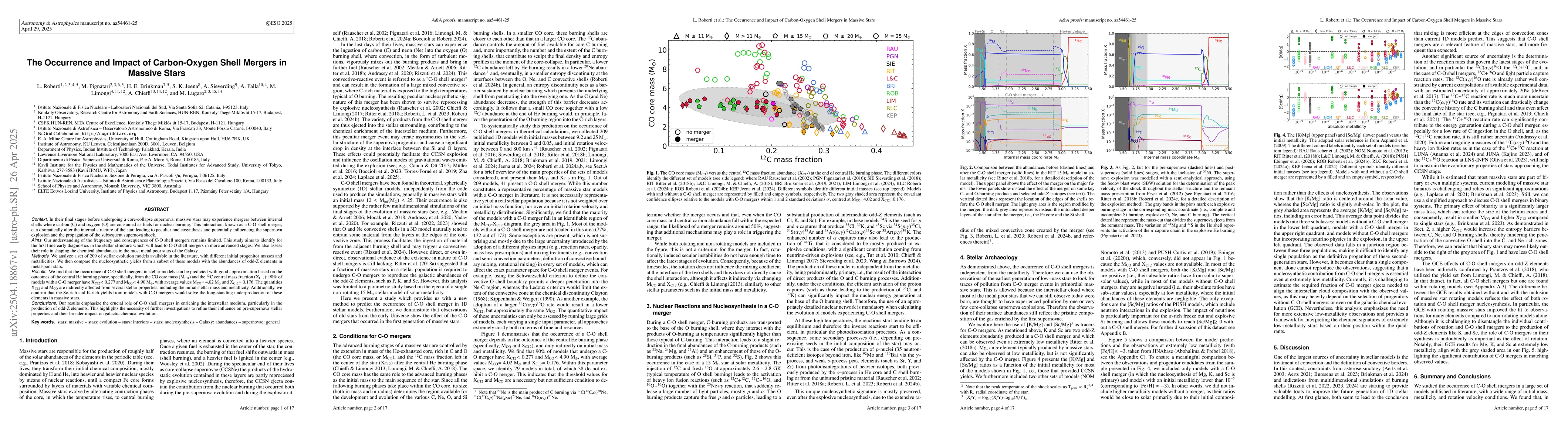 Thumbnail for The Occurrence and Impact of Carbon-Oxygen Shell Mergers in Massive
  Stars