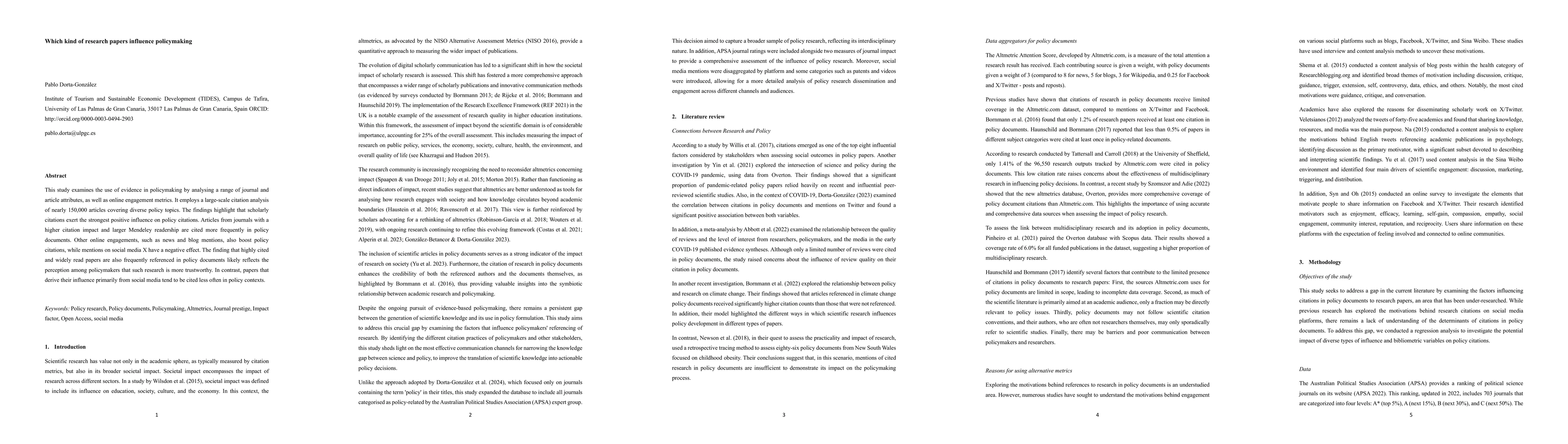 Thumbnail for Which kind of research papers influence policymaking
