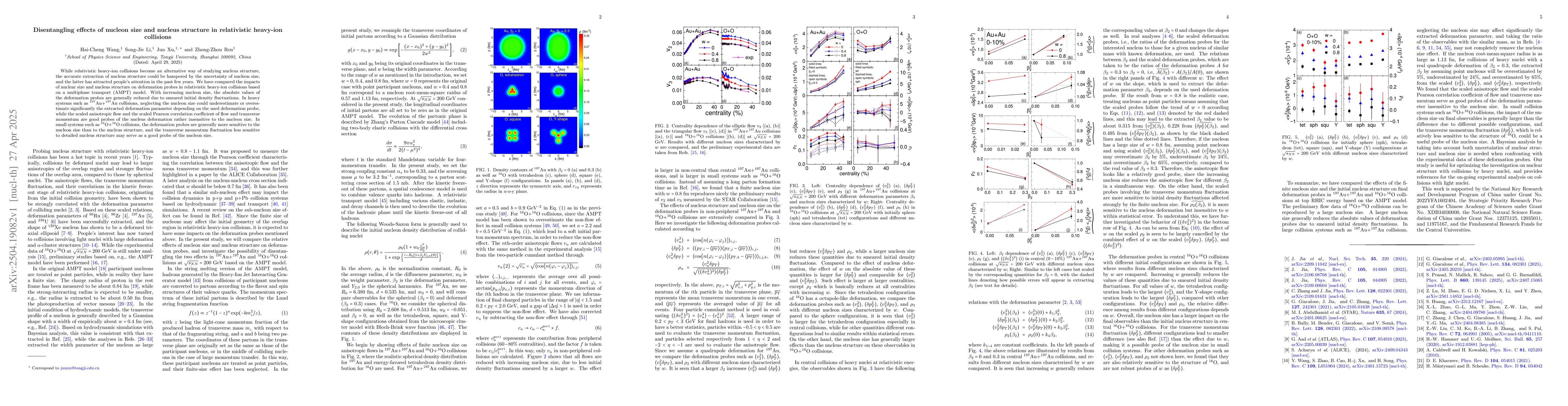 Thumbnail for Disentangling effects of nucleon size and nucleus structure in
  relativistic heavy-ion collisions